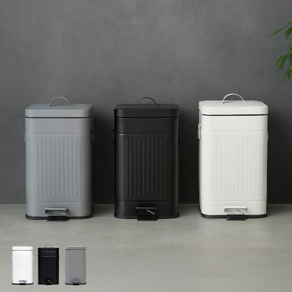 Galva ガルバ スクエアダストボックス 12L | インテリア雑貨・ゴミ箱