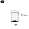 Galva ガルバ スクエアダストボックス 3L | インテリア雑貨・ゴミ箱