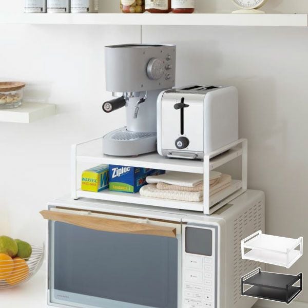 山崎実業 レンジ上ラック タワー tower | キッチン雑貨・タワー