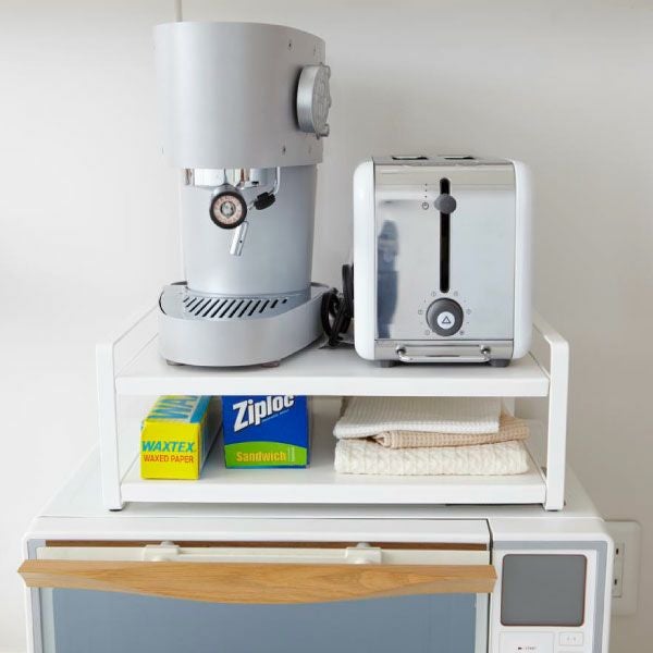 山崎実業 レンジ上ラック タワー tower | キッチン雑貨・タワー