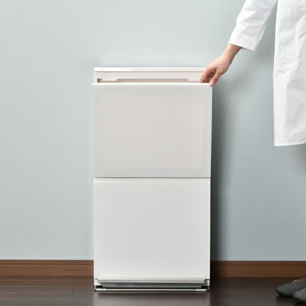 分別ダストボックス ペダル2段ワイド 40L | インテリア雑貨・ゴミ箱