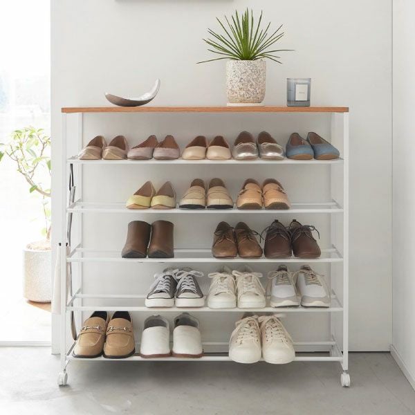 山崎実業 天板付きシューズラック tower | インテリア雑貨・タワー