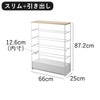 山崎実業 天板付きシューズラック tower