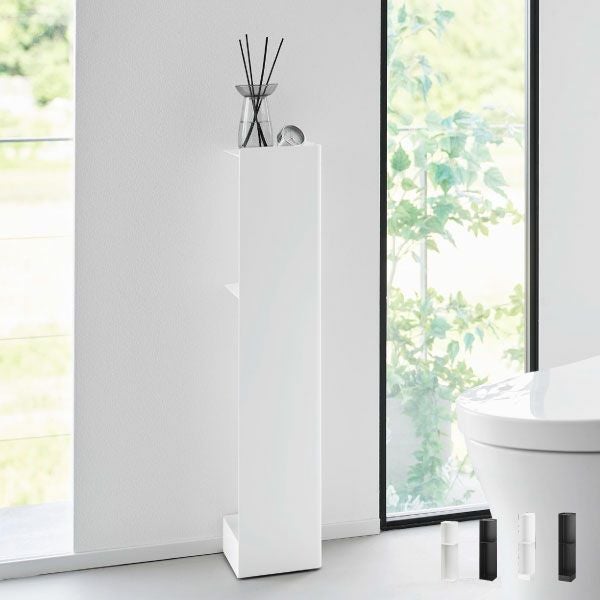 山崎実業 スリムトイレラック タワー tower | トイレ雑貨・タワー