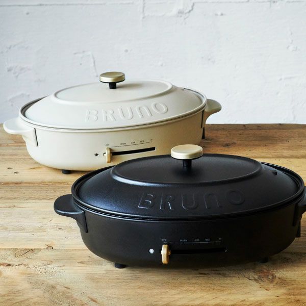 ブルーノ BRUNO crassy+ オーバルホットプレート＋ハーフプレート 4種