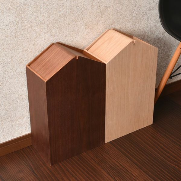 お洒落なゴミ箱　2点　ヤマト工芸　定価1個5000円　状態良好 ヤマト工芸 ゴミ箱 おしゃれ ダストボックス 北欧 ごみ箱 日本製 木製
