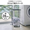 山崎実業 ランドリーバスケット タワー キャスター付き tower | インテリア雑貨・タワーシリーズ