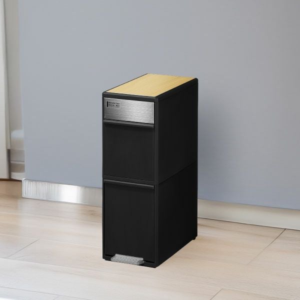 分別スイングステーション 2段 リバーシブル木天板付き | インテリア雑貨・ゴミ箱