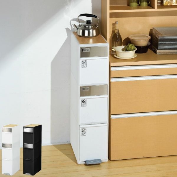 分別スイングステーション 3段 リバーシブル木天板付き | インテリア