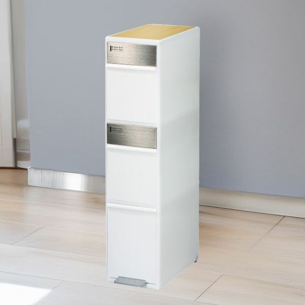 分別スイングステーション 3段 リバーシブル木天板付き | インテリア雑貨・ゴミ箱