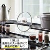 山崎実業 コンロ奥ラック 3段 タワー tower | インテリア雑貨・タワーシリーズ