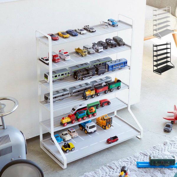 山崎実業 ミニカー＆レールトイラック タワー tower | ディスプレイ