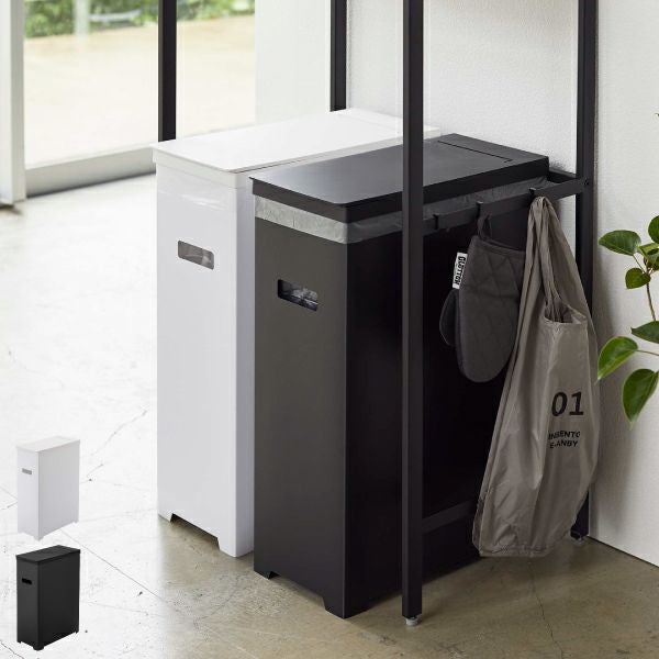 山崎実業 スリム蓋付きゴミ箱 タワー 2個組 tower | ゴミ箱・タワー