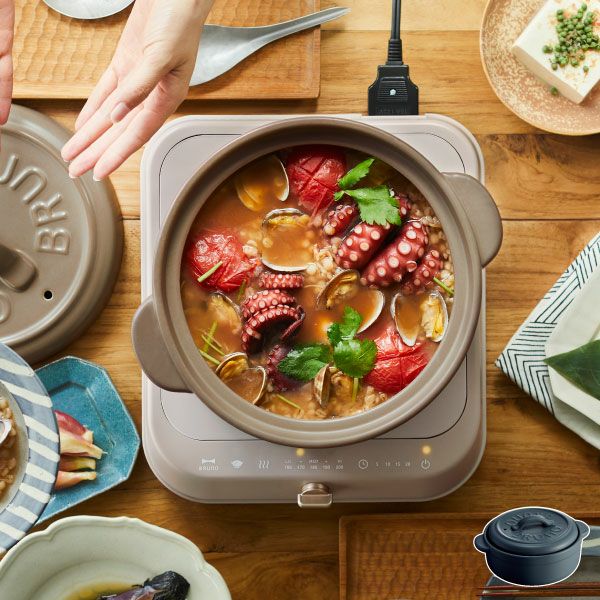 ブルーノ BRUNO セラミックポット | キッチン雑貨・土鍋 | モノギャラリー