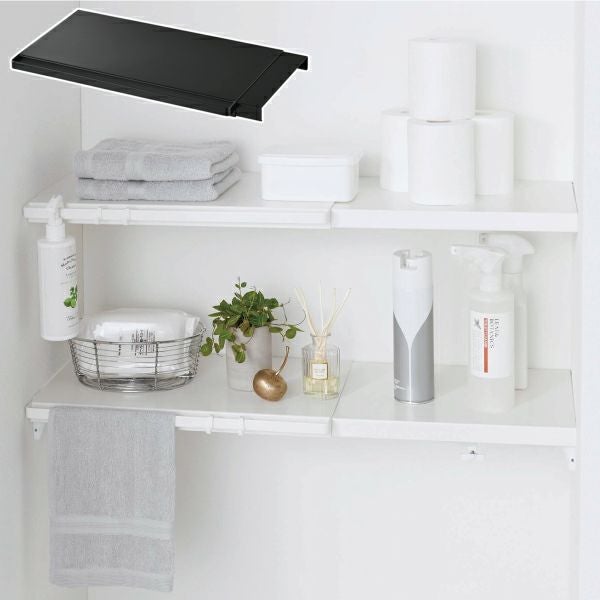 山崎実業 伸縮 つっぱり棒用棚板 タワー S tower | インテリア雑貨