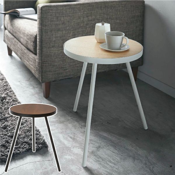 山崎実業 サイドテーブル タワー 丸型 tower | インテリア雑貨・タワー