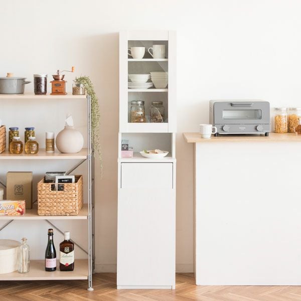 木目調スイング式ダストボックス 45L | インテリア雑貨・ゴミ箱 | モノ