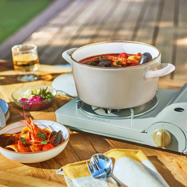 BRUNO×FUJIHORO ホーロー両手鍋 20cm | キッチン雑貨・ホーロー鍋