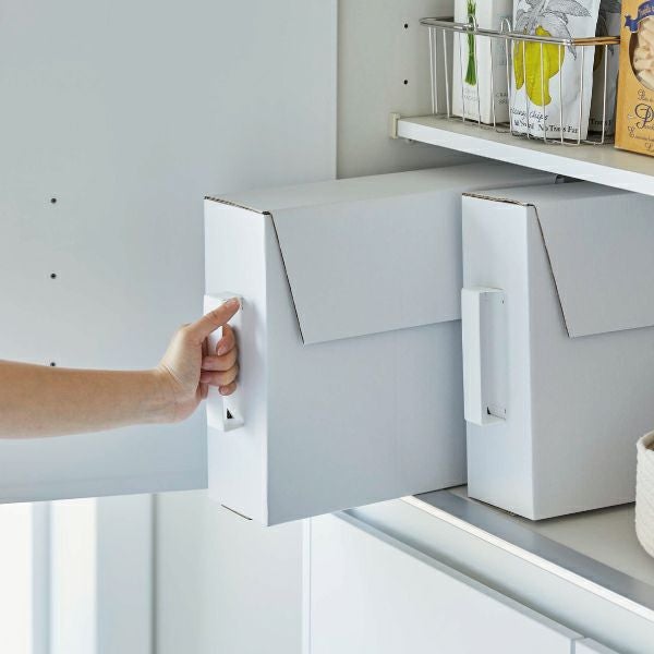 山崎実業 カセットコンロ収納ボックス タワー 2個組 tower | キッチン雑貨・タワーシリーズ