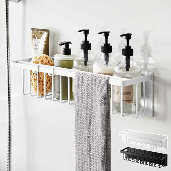 山崎実業 マグネットバスルームバスケット タワー ワイド tower | バス