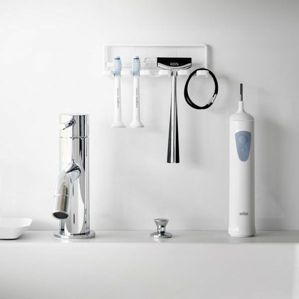 山崎実業 フィルムフック歯ブラシホルダー タワー 5連 tower | バスグッズ・タワーシリーズ