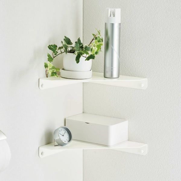 山崎実業 石こうボード壁対応 コーナーシェルフ タワー tower | インテリア雑貨・タワーシリーズ