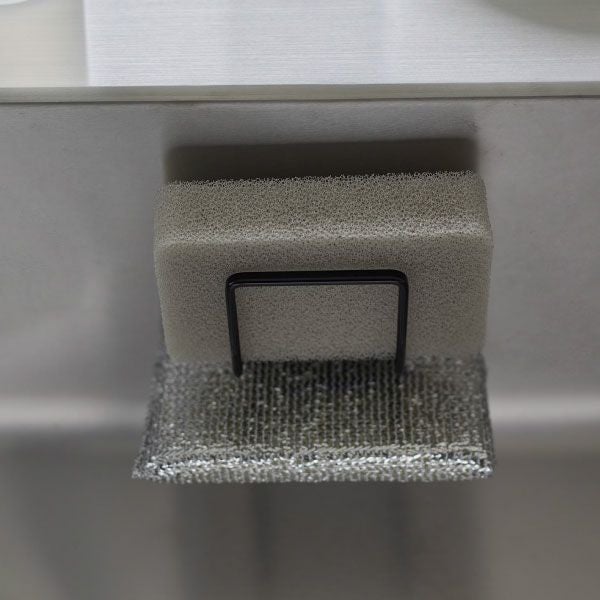 山崎実業 マグネットスポンジホルダー タワー ダブル tower | キッチン雑貨・タワーシリーズ