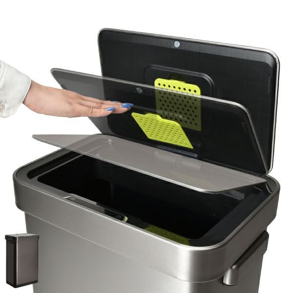 EKO センサーゴミ箱 デラックスミラージュ45L 楽天市場】EKO デラックスミラージュ T センサービン 45L 電池式
