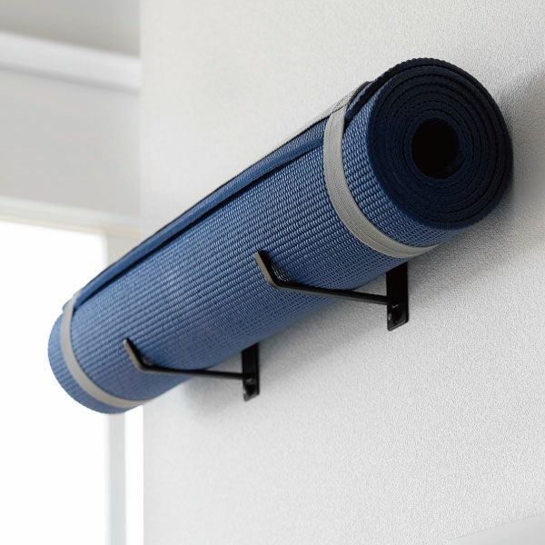 山崎実業 石こうボード壁対応ウォールヨガマットハンガー フック付き タワー tower | インテリア雑貨・タワーシリーズ