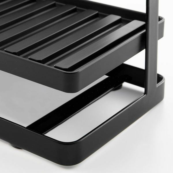 山崎実業 トレー付きジャグボトル＆グラススタンド タワー 2段 tower | キッチン雑貨・タワーシリーズ