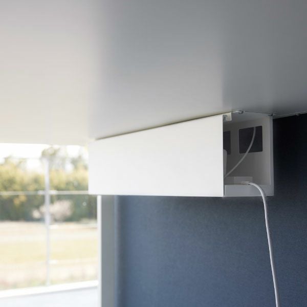 山崎実業 デスク下天板ケーブルラック タワー ロング tower | 収納ボックス・タワーシリーズ