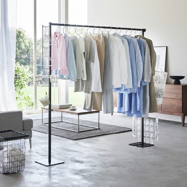 山崎実業 折り畳み室内物干し tower | 室内物干し・タワーシリーズ