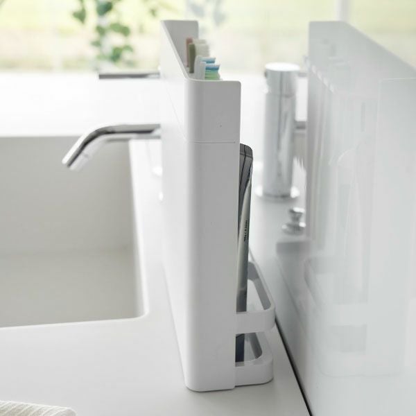 山崎実業 目隠し歯ブラシ＆チューブスタンド タワー tower | バスグッズ・タワーシリーズ