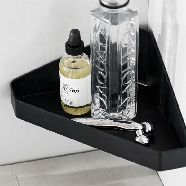 山崎実業 リバーシブルマグネットバスルームコーナーラック タワー tower | お風呂収納・タワーシリーズ