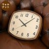 CHAMBRE R-SQUARE CLOCK シャンブル アールスクエアクロック ウォルナット | インテリア雑貨・掛け時計
