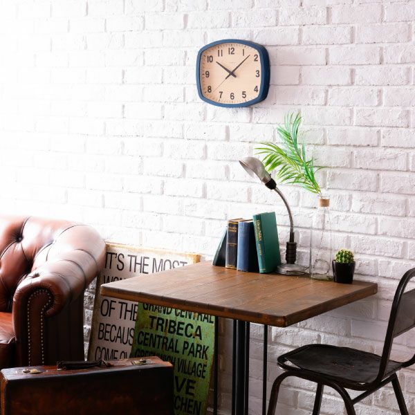 CHAMBRE R-SQUARE CLOCK シャンブル アールスクエアクロック オーク | インテリア雑貨・掛け時計