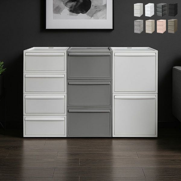 ライクイット クローゼットシステム 引出し S 4個セット | インテリア雑貨・収納ボックス