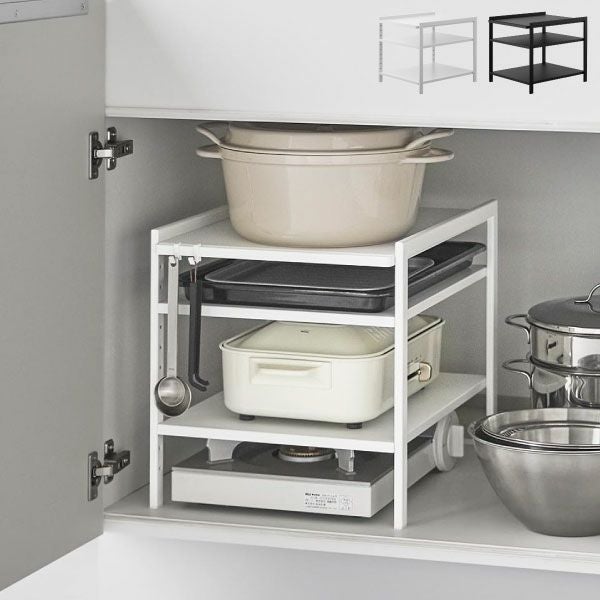 山崎実業 高さ調節シンク下ラック タワー 3段 tower | シンク下収納