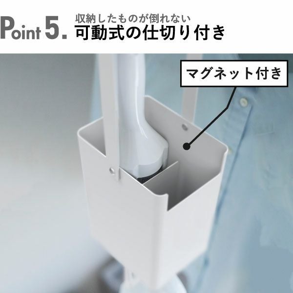 山崎実業 衣類クリーナーツール収納ホルダー タワー tower | インテリア雑貨・タワーシリーズ