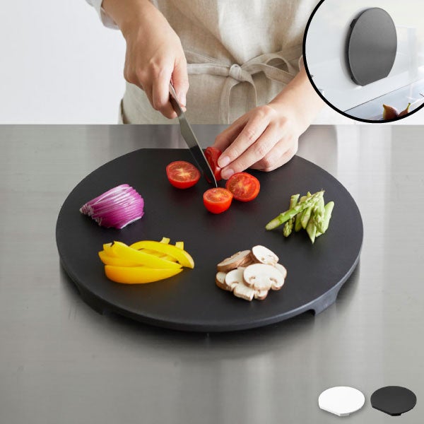 山崎実業 食洗機対応 マグネット抗菌まな板 タワー ラウンド tower | キッチン雑貨・タワーシリーズ