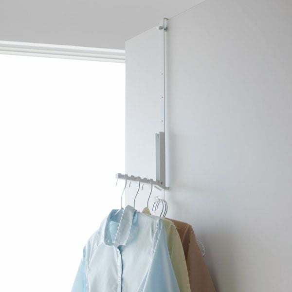 山崎実業 使わない時は折り畳める衣類スチーマー用ドアハンガー タワー tower | インテリア雑貨・タワーシリーズ