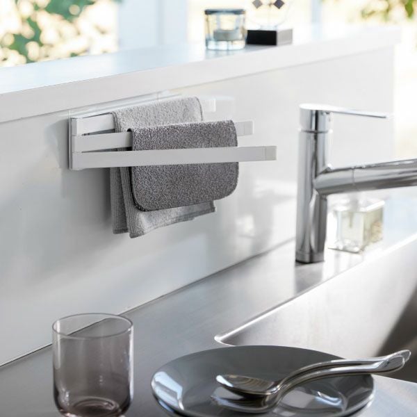 山崎実業 フィルムフック布巾ハンガー タワー tower | キッチン雑貨・タワーシリーズ