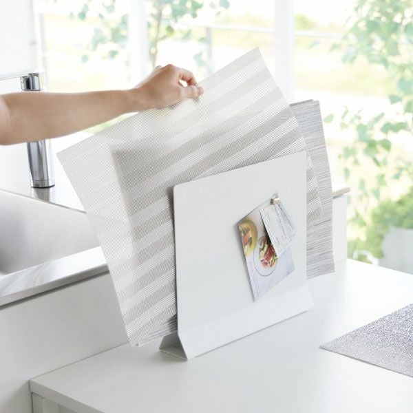 山崎実業 ランチョンマットスタンド タワー tower | キッチン雑貨・タワーシリーズ