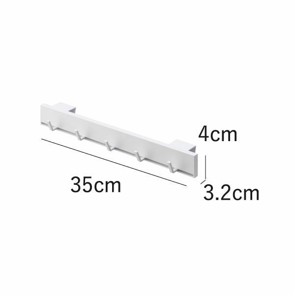 山崎実業 引っ掛け可動式下駄箱扉フック tower | インテリア雑貨・タワーシリーズ