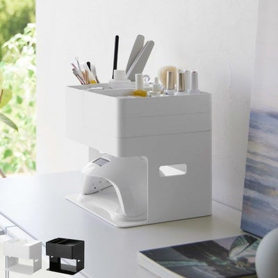 山崎実業 ネイルライト＆ジェルネイル用品収納ケース タワー tower 