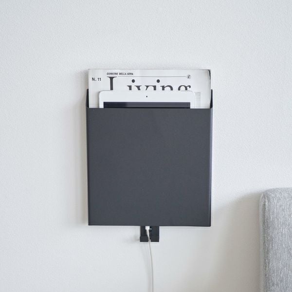 山崎実業 石こうボード壁対応プリント収納ホルダー タワー tower | 収納ボックス・タワーシリーズ