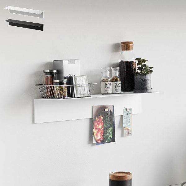 山崎実業 マグネットが付くウォールラック W50 タワー 石こうボード壁