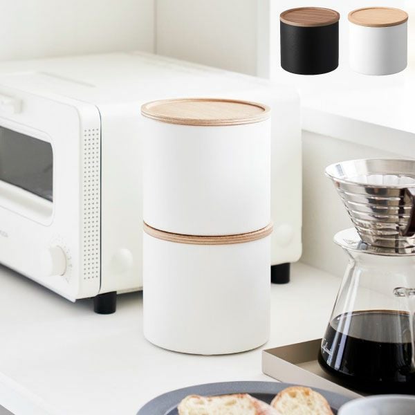 山崎実業 バスケット型コーヒーペーパーフィルターケース リン S RIN