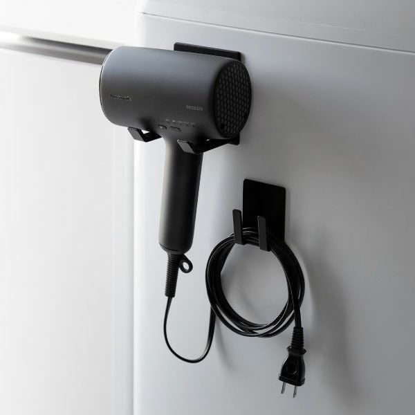 山崎実業 マグネットドライヤー＆コードホルダー タワー tower | バスグッズ・タワーシリーズ