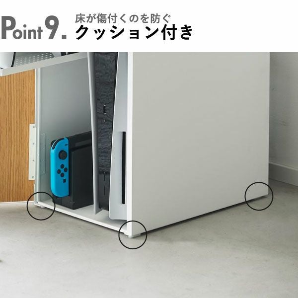 山崎実業 ゲーム機収納ラック タワー tower | インテリア雑貨・タワー